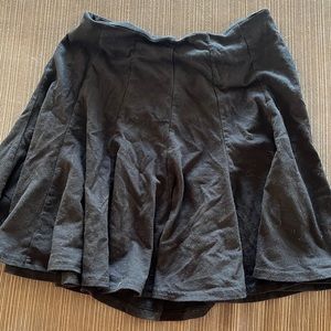 Black high waisted skater skirt 4